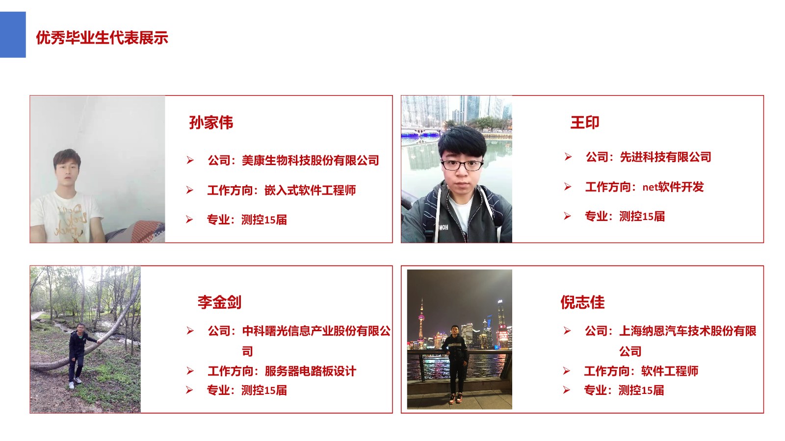 毕业生代表 第 13 页